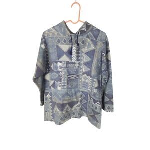 Vintage 90s Aztec Print Pullover Women's medium